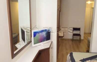 Imagem 4: Flat no Jardim Paulista. Piscina, Imóvel mobiliado, Ar-condicionadoe27m²...