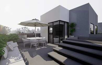 Imagem 11: Sobrados de alto padrão com terraço