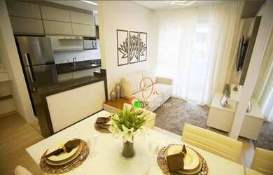 Imagem: O apartamento possui 2 Dormitórios, 1 Banheiro, 1 Vaga na garagem