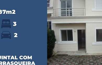 Imagem: A casa em condomínio possui 3 Dormitórios, 2 Banheiros, 2