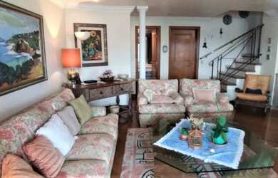 Imagem: O apartamento na cobertura possui 3 Dormitórios, 5 Banheiros