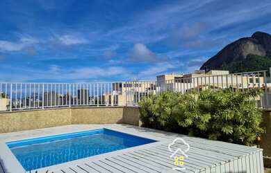 Imagem: O apartamento na cobertura possui 3 Dormitórios, 4 Banheiros