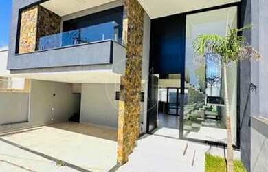 Imagem: A casa em condomínio possui 4 Dormitórios, 5 Banheiros, 4