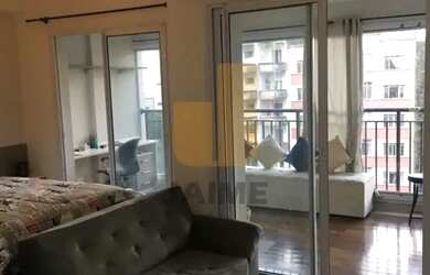 Imagem: O apartamento possui 1 Dormitório, 1 Banheiro, 34m² de Área