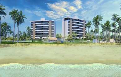 Imagem 5: Apartamento quatro suítes Pé na Areia condomínio Acqua Marine na Reseva...