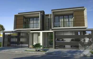 Imagem: A casa possui 3 Dormitórios, 2 Banheiros, 2 Vagas na garagem