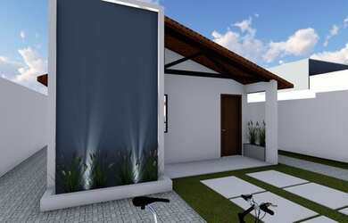 Imagem: A casa possui 2 Dormitórios, 1 Banheiro, 1 Vaga na garagem