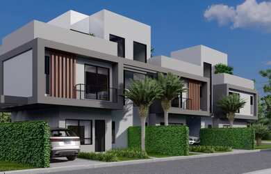 Imagem 1: Sobrados de alto padrão com terraço