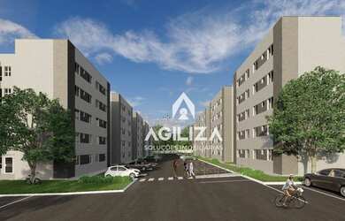 Imagem: O apartamento possui 2 Dormitórios, 1 Banheiro, 44m² de Área