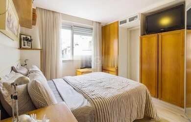 Imagem: O apartamento na cobertura possui 2 Dormitórios, 3 Banheiros