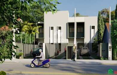 Imagem: A casa possui 2 Dormitórios, 2 Banheiros, 2 Vagas na garagem