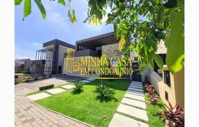 Imagem: A casa em condomínio possui 3 Dormitórios, 4 Banheiros, 4