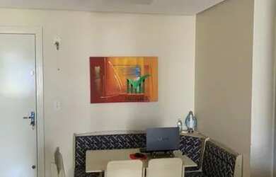 Imagem: O apartamento possui 2 Dormitórios, 1 Banheiro, 1 Vaga na garagem