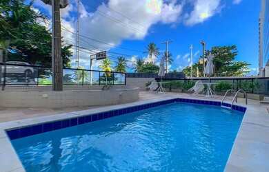 Imagem: O apartamento possui 1 Dormitório, 1 Banheiro, 1 Vaga na garagem