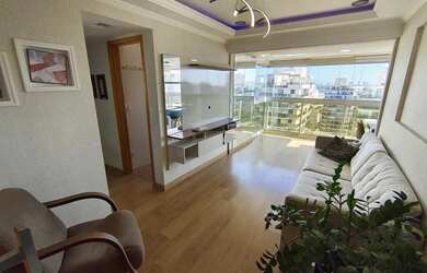 Imagem: O apartamento na cobertura possui 4 Dormitórios, 2 Banheiros