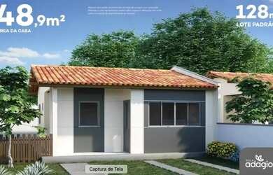 Imagem: A casa em condomínio possui 2 Dormitórios, 1 Banheiro, 2 Vagas