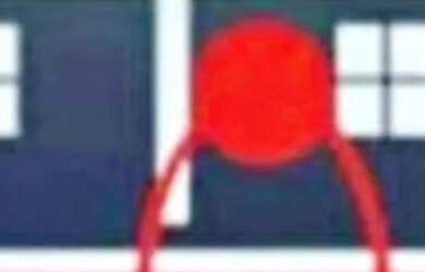 Imagem: A casa possui 3 Dormitórios, 1 Banheiro, 1 Vaga na garagem