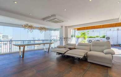 Imagem: O apartamento na cobertura possui 3 Dormitórios, 5 Banheiros