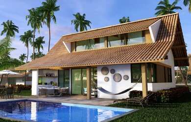 Imagem 2: Casa na praia do cupe com 217m² e piscina privativa, oportunidade em nosso litoral