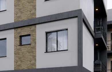 Imagem: O apartamento possui 2 Dormitórios, 1 Banheiro, 1 Vaga na garagem