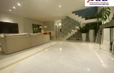 Imagem: A casa em condomínio possui 4 Dormitórios, 5 Banheiros, 4