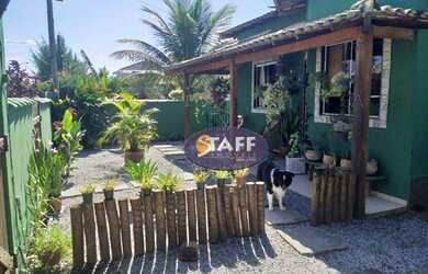 Imagem 3: Linda casa plana em Unamar, arborizada, no condomínio Verão Vermelho...