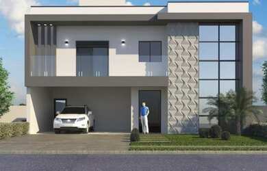 Imagem: A casa em condomínio possui 3 Dormitórios, 5 Banheiros, 4