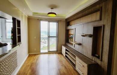 Imagem: O apartamento possui 2 Dormitórios, 1 Banheiro, 1 Vaga na garagem