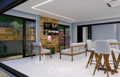 Imagem 9: Casa nova para vender no Condomínio Damha 1 com 5 Suítes sendo uma com...