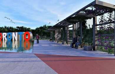 Imagem: O terreno possui 180m² de Área, Imóvel novo e está localizado