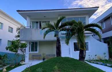 Imagem: A casa em condomínio possui 4 Dormitórios, 4 Banheiros, 4