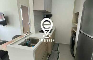 Imagem: O apartamento possui 2 Dormitórios, 1 Banheiro, 1 Vaga na garagem