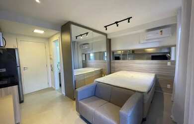 Imagem: O apartamento possui 1 Dormitório, 1 Banheiro, 26m² de Área