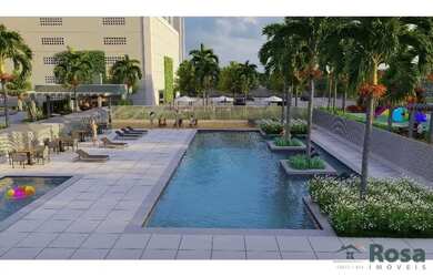 Imagem: O apartamento possui 1 Dormitório, 1 Banheiro, 1 Vaga na garagem