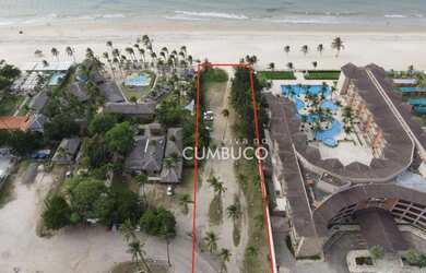 Imagem: O terreno possui 3.000m² de Área e está localizado em Praia
