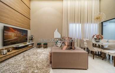 Imagem: A casa em condomínio possui 3 Dormitórios, 5 Banheiros, 4