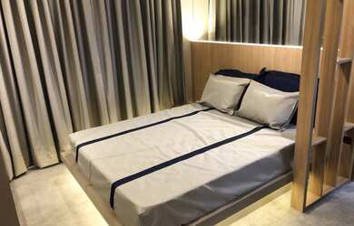 Imagem: A kitnet possui 1 Dormitório, 1 Banheiro, 1 Vaga na garagem