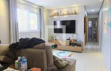 Imagem: O apartamento na cobertura possui 2 Dormitórios, 2 Banheiros