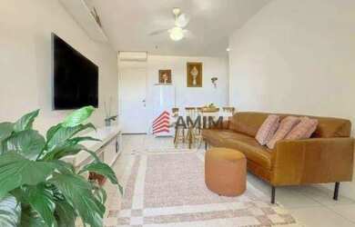 Imagem: O apartamento possui 1 Dormitório, 1 Banheiro, 1 Vaga na garagem