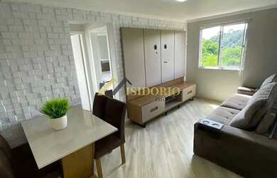 Imagem: O apartamento possui 2 Dormitórios, 1 Banheiro, 1 Vaga na garagem