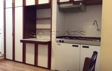 Imagem 14: Flat no Jardim Paulista. Piscina, Imóvel mobiliado, Ar-condicionadoe27m²...