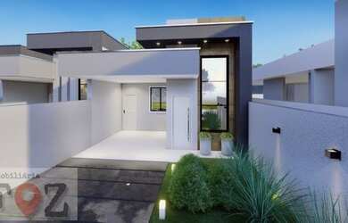 Imagem: A casa possui 3 Dormitórios, 2 Banheiros, 1 Vaga na garagem