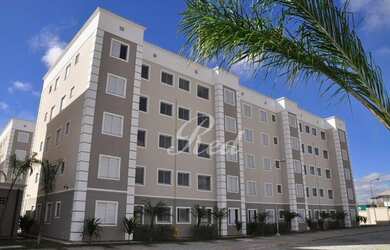 Imagem: O apartamento possui 2 Dormitórios, 1 Banheiro, 1 Vaga na garagem