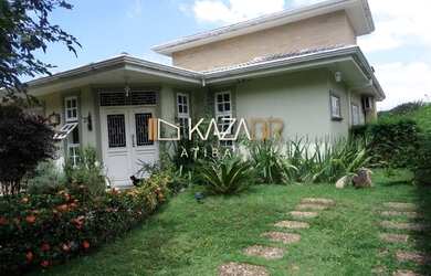 Imagem: A casa em condomínio possui 5 Dormitórios, 5 Banheiros, 4