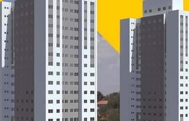Imagem: O apartamento possui 2 Dormitórios, 2 Banheiros, 1 Vaga na