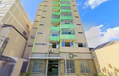 Imagem: O apartamento possui 1 Dormitório, 1 Banheiro, 1 Vaga na garagem