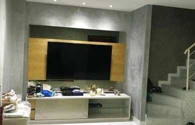 Imagem: A casa em condomínio possui 4 Dormitórios, 3 Banheiros, 2