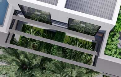 Imagem 8: Sobrados de alto padrão com terraço