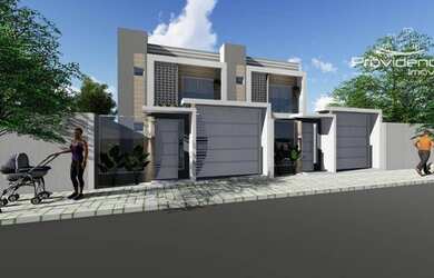 Imagem: A casa possui 3 Dormitórios, 5 Banheiros, 2 Vagas na garagem