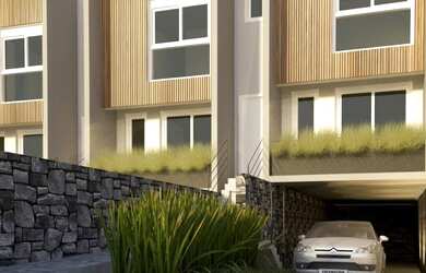 Imagem: A casa possui 3 Dormitórios, 3 Banheiros, 2 Vagas na garagem